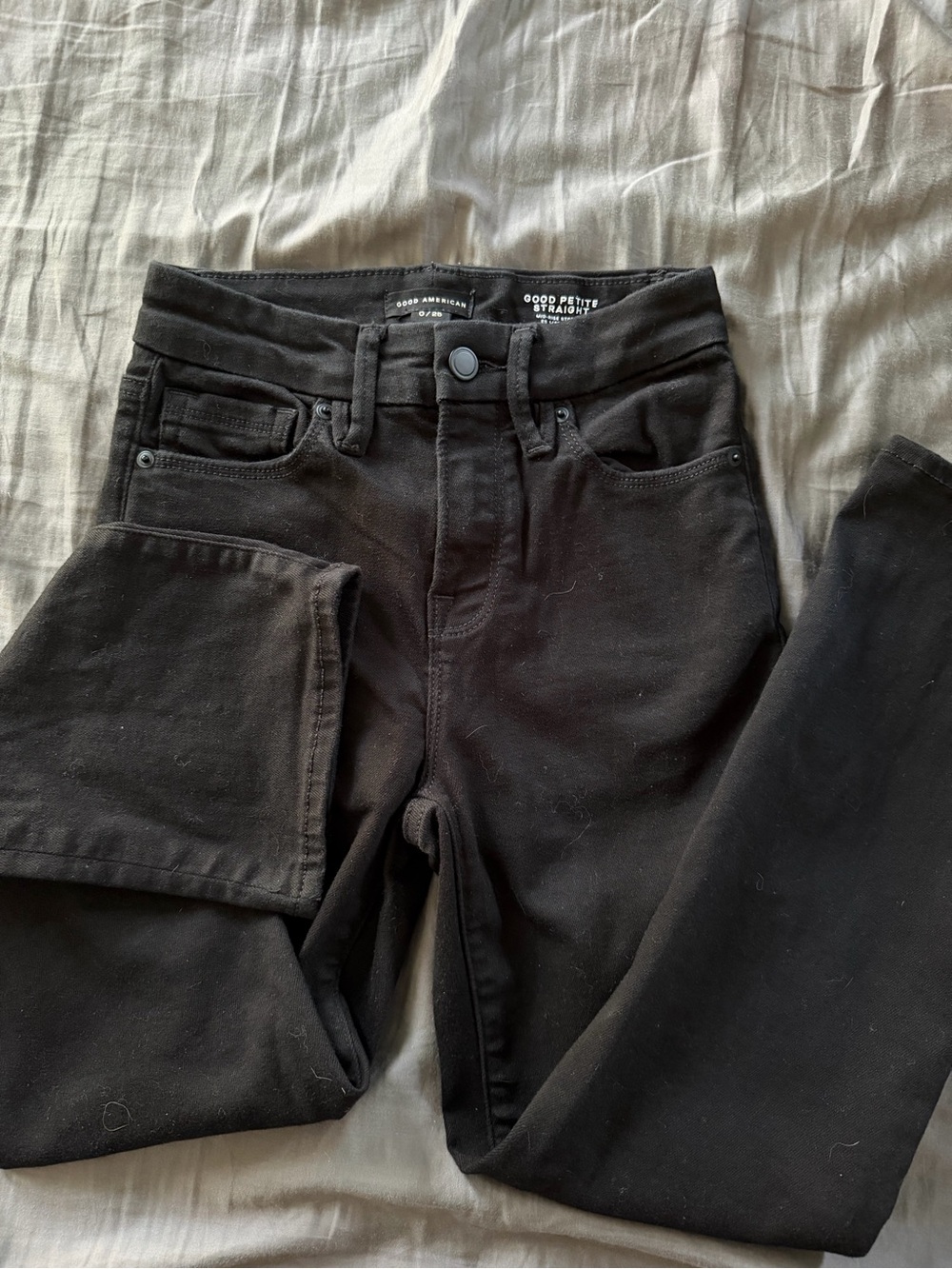 Good American black denim